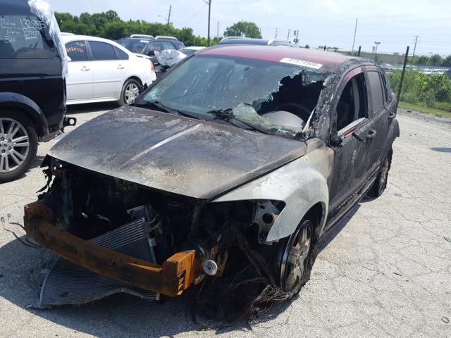 1B3HB48B87D323355 - 2007 DODGE CALIBER SX RED photo 2