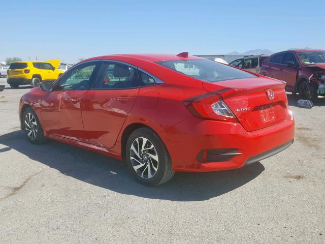 2HGFC2F72JH554463 - 2018 HONDA CIVIC EX RED photo 3