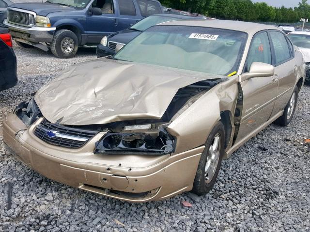 2G1WH52K049215865 - 2004 CHEVROLET IMPALA GOLD photo 2