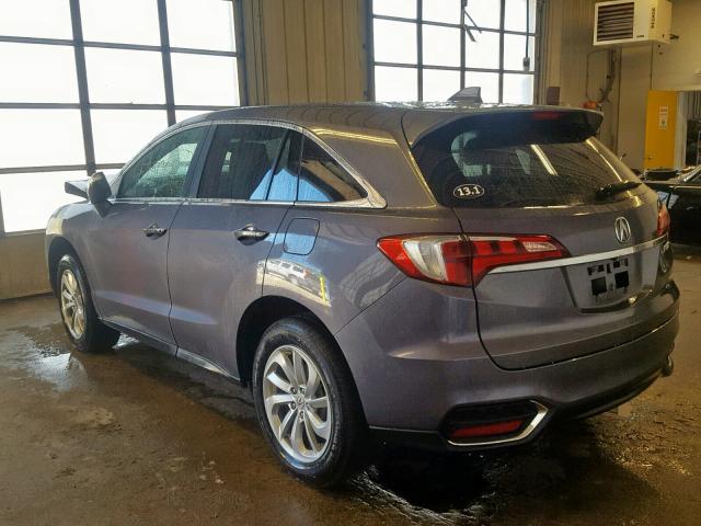 5J8TB4H52HL015447 - 2017 ACURA RDX TECHNO GRAY photo 3