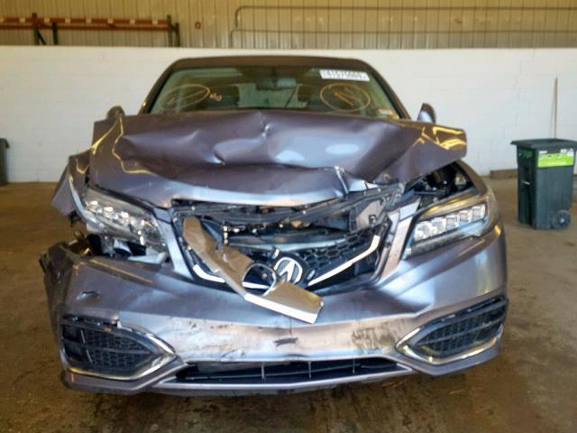 5J8TB4H52HL015447 - 2017 ACURA RDX TECHNO GRAY photo 9