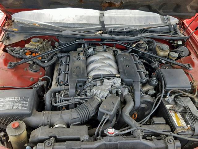 JH4KA8154MC010287 - 1991 ACURA LEGEND L RED photo 7