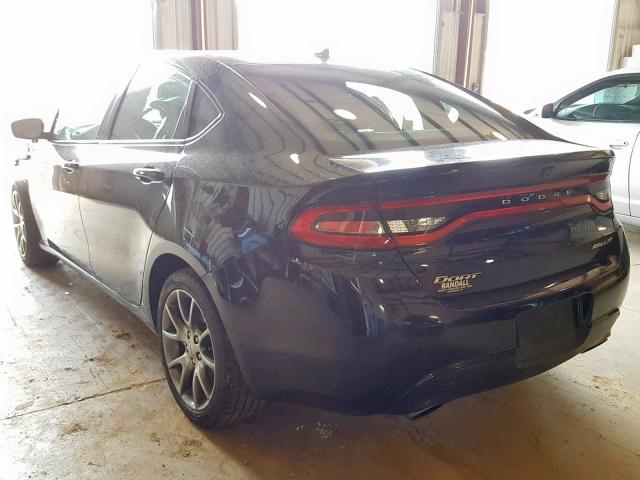 1C3CDFBA1DD345034 - 2013 DODGE DART SXT BLACK photo 3