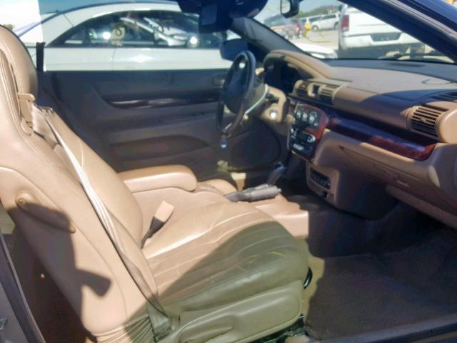 1C3EL55R12N296710 - 2002 CHRYSLER SEBRING LX TAN photo 5