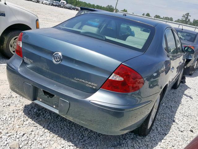 2G4WE587X61208728 - 2006 BUICK LACROSSE C BLUE photo 4