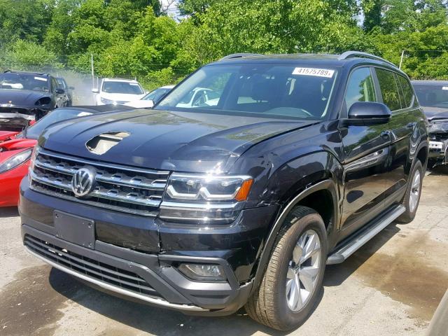 1V2LR2CA4JC553204 - 2018 VOLKSWAGEN ATLAS SE BLACK photo 2