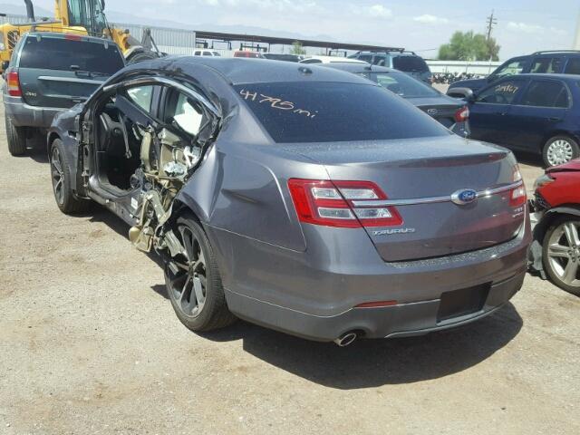 1FAHP2E8XEG112026 - 2014 FORD TAURUS SEL CHARCOAL photo 3