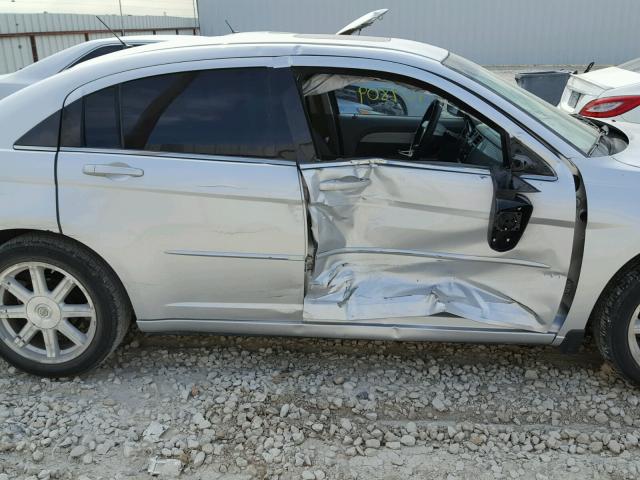 1C3LC56R97N520576 - 2007 CHRYSLER SEBRING TO SILVER photo 9