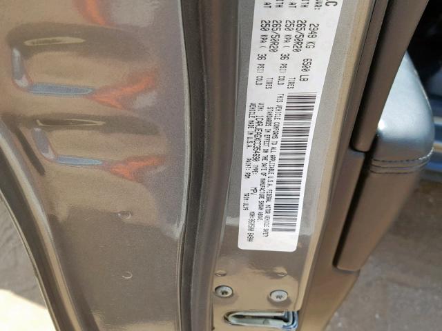 1C4RJEAGXCC354690 - 2012 JEEP GRAND CHER GRAY photo 10