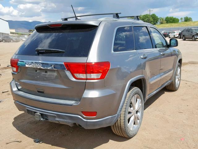 1C4RJEAGXCC354690 - 2012 JEEP GRAND CHER GRAY photo 4