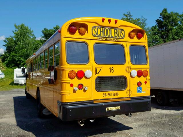 1BAKFCPA4BF281009 - 2011 BLUE BIRD SCHOOL BUS YELLOW photo 3