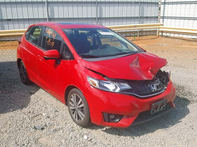 3HGGK5H81FM704389 - 2015 HONDA FIT EX RED photo 1