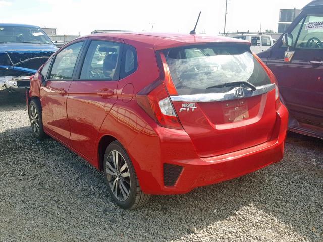 3HGGK5H81FM704389 - 2015 HONDA FIT EX RED photo 3