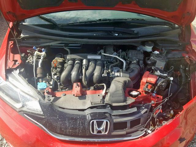 3HGGK5H81FM704389 - 2015 HONDA FIT EX RED photo 7