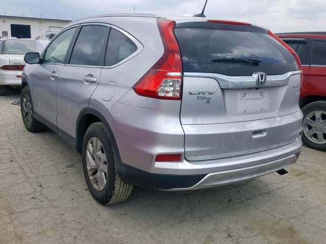 2HKRM4H77GH691514 - 2016 HONDA CR-V EXL SILVER photo 3