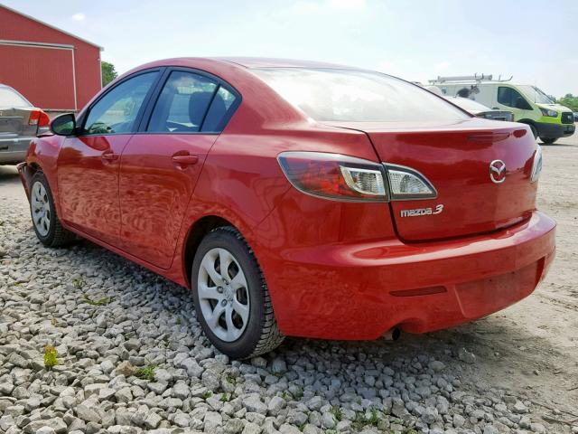 JM1BL1UF9D1714522 - 2013 MAZDA 3 I RED photo 3