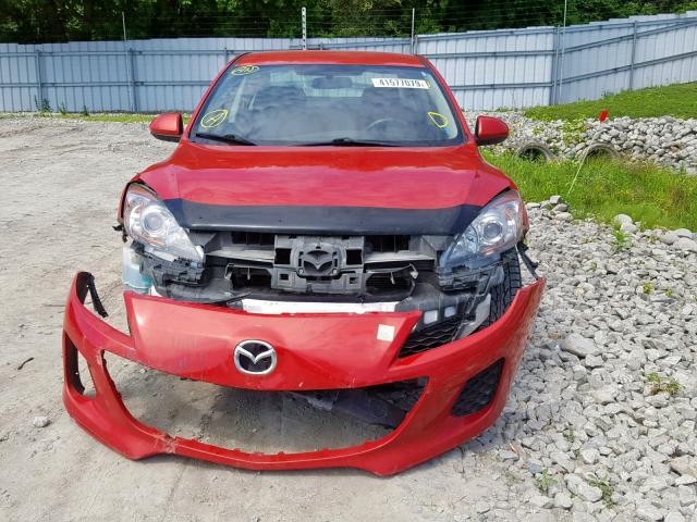 JM1BL1UF9D1714522 - 2013 MAZDA 3 I RED photo 9