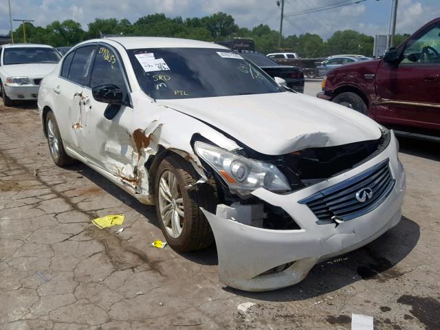 JN1CV6AP3DM721878 - 2013 INFINITI G37 BASE WHITE photo 1