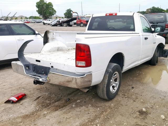 3D7JB1EP1AG191487 - 2010 DODGE RAM 1500 WHITE photo 4