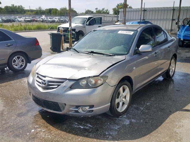 JM1BK323151307142 - 2005 MAZDA 3 S SILVER photo 2