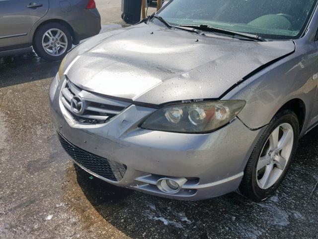 JM1BK323151307142 - 2005 MAZDA 3 S SILVER photo 9