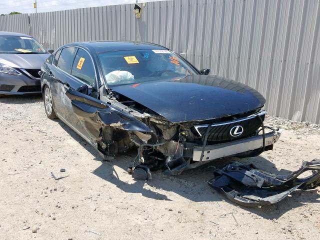 JTHCH96S460001646 - 2006 LEXUS GS 300 BLACK photo 1