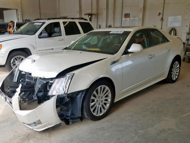 1G6DS5EV2A0104331 - 2010 CADILLAC CTS PREMIU WHITE photo 2