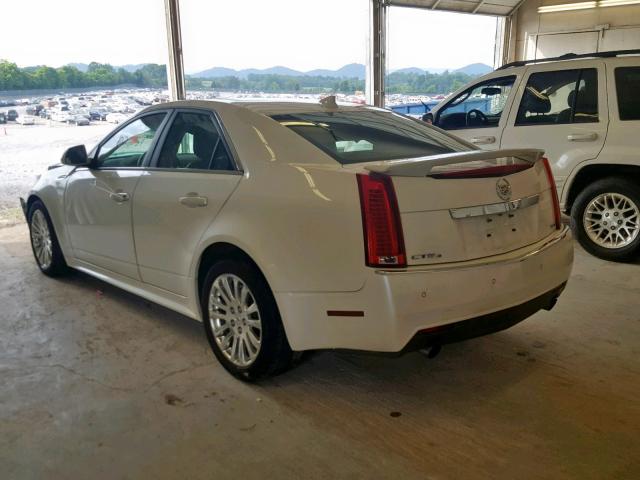 1G6DS5EV2A0104331 - 2010 CADILLAC CTS PREMIU WHITE photo 3