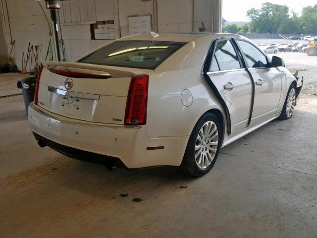 1G6DS5EV2A0104331 - 2010 CADILLAC CTS PREMIU WHITE photo 4