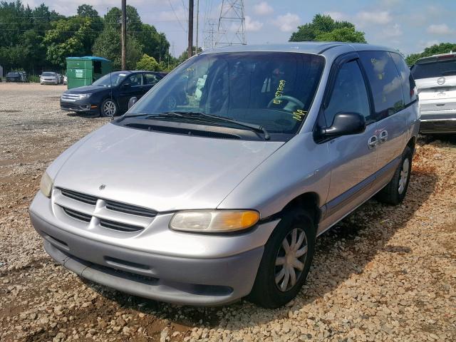 1B4GP45G2YB577844 - 2000 DODGE CARAVAN SE GRAY photo 2