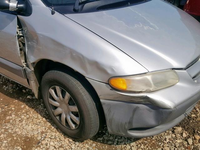 1B4GP45G2YB577844 - 2000 DODGE CARAVAN SE GRAY photo 9