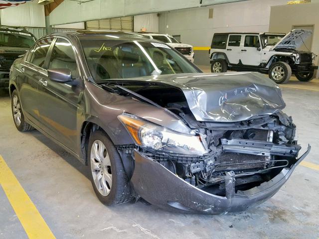 1HGCP3F82AA028712 - 2010 HONDA ACCORD EXL GRAY photo 1