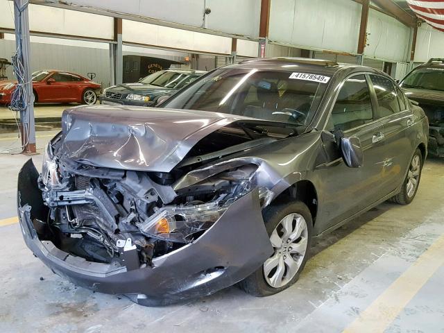 1HGCP3F82AA028712 - 2010 HONDA ACCORD EXL GRAY photo 2