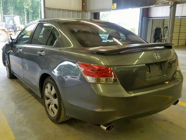 1HGCP3F82AA028712 - 2010 HONDA ACCORD EXL GRAY photo 3