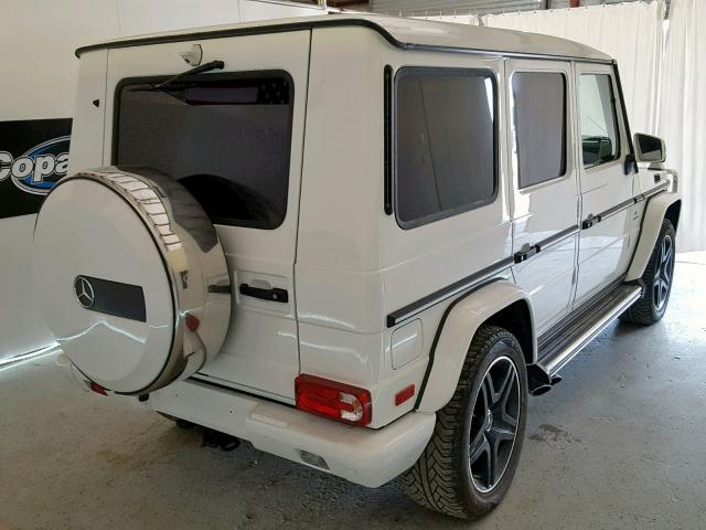 WDCYC7DFXHX280217 - 2017 MERCEDES-BENZ G 63 AMG WHITE photo 4