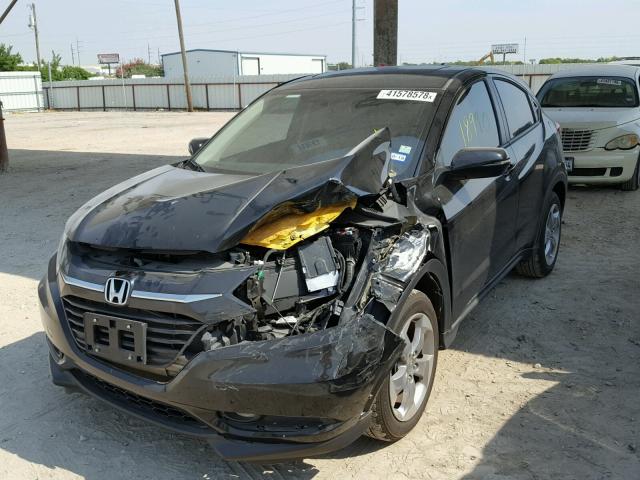 3CZRU5H56HM700794 - 2017 HONDA HR-V EX BLACK photo 2