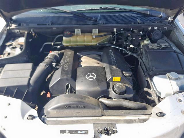 4JGAB57E25A518654 - 2005 MERCEDES-BENZ ML 350 SILVER photo 7