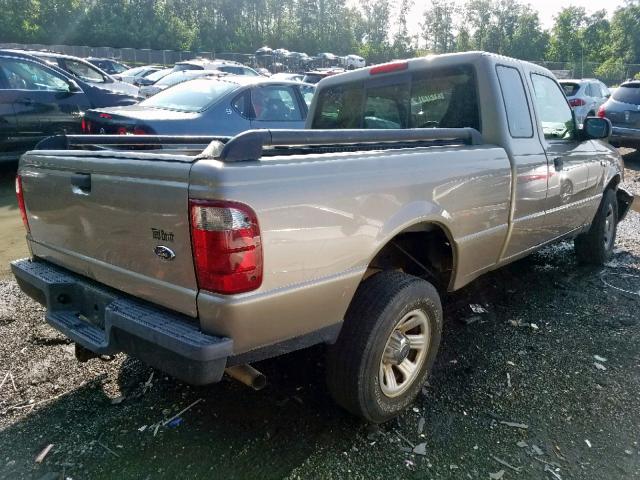 1FTYR14U24TA12862 - 2004 FORD RANGER SUP GOLD photo 4