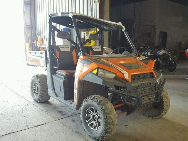 4XAUH9EA7DB156618 - 2013 POLARIS RANGER 900 ORANGE photo 1