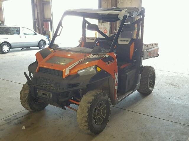 4XAUH9EA7DB156618 - 2013 POLARIS RANGER 900 ORANGE photo 2