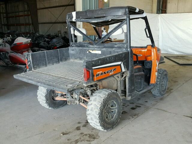 4XAUH9EA7DB156618 - 2013 POLARIS RANGER 900 ORANGE photo 4