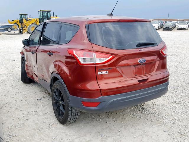 1FMCU0F73EUA52272 - 2014 FORD ESCAPE S RED photo 3