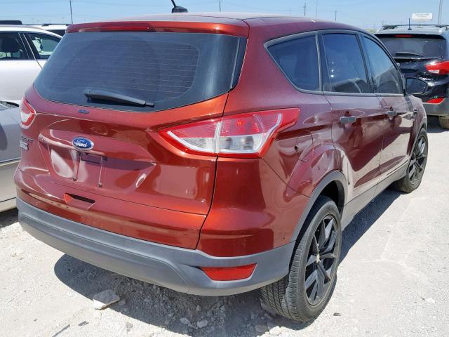 1FMCU0F73EUA52272 - 2014 FORD ESCAPE S RED photo 4