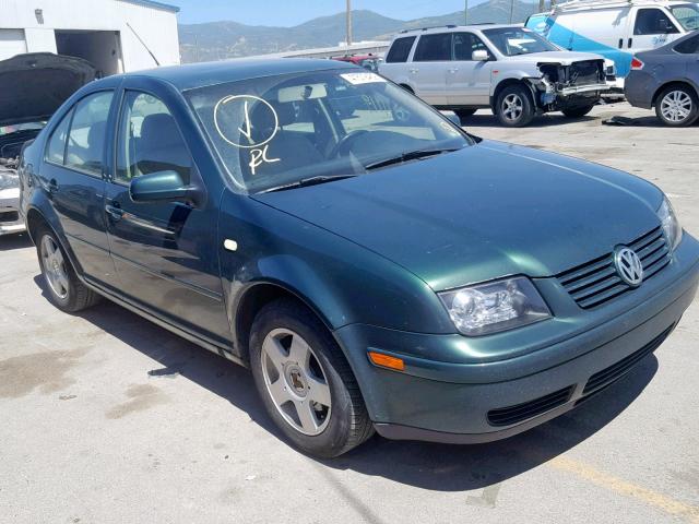 3VWSA29M8YM010126 - 2000 VOLKSWAGEN JETTA GLS GREEN photo 1