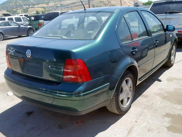 3VWSA29M8YM010126 - 2000 VOLKSWAGEN JETTA GLS GREEN photo 4