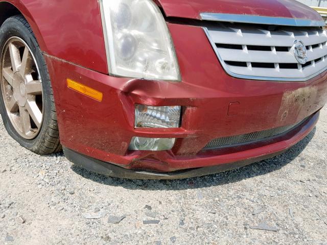 1G6DW677950167988 - 2005 CADILLAC STS RED photo 10