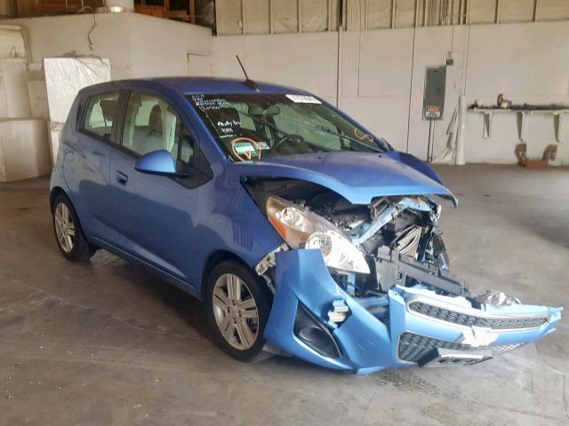 KL8CD6S94FC724564 - 2015 CHEVROLET SPARK 1LT BLUE photo 1