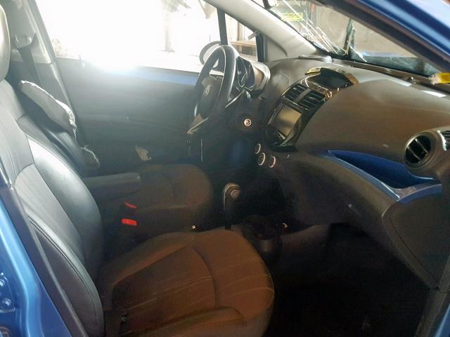 KL8CD6S94FC724564 - 2015 CHEVROLET SPARK 1LT BLUE photo 5