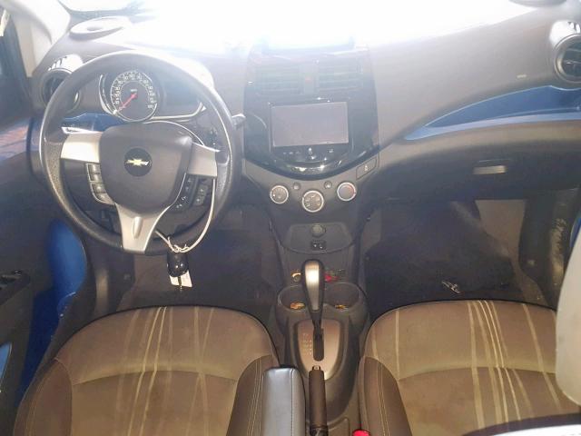 KL8CD6S94FC724564 - 2015 CHEVROLET SPARK 1LT BLUE photo 9