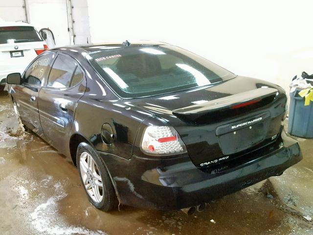 2G2WR524251242933 - 2005 PONTIAC GRAND PRIX BLACK photo 3